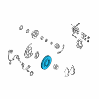 OEM 1989 Nissan Pathfinder Rotor - Disc Brake, Front Diagram - 40206-VJ200