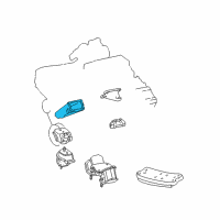OEM Lexus GS400 Bracket, Engine Mounting, Front NO.1 RH Diagram - 12311-50070