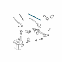 OEM 2005 Toyota Avalon Blade Assembly Diagram - 85222-AC012