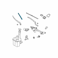 OEM 2006 Toyota Avalon Blade Assembly Diagram - 85212-AC011