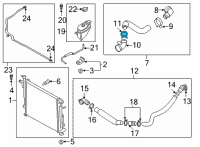 OEM Kia K5 Clamp-Hose Diagram - 1472243006S