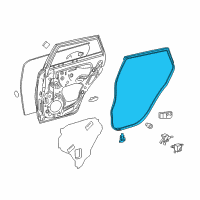 OEM 2017 Toyota Corolla iM Door Weatherstrip Diagram - 67871-12560