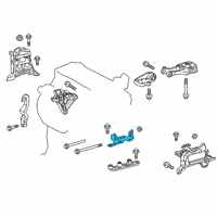 OEM 2020 Lexus UX200 Stay, Engine MOUNTIN Diagram - 12318-F2010