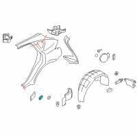 OEM 2014 Infiniti QX50 Plug Diagram - 01658-00613