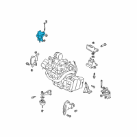 OEM 2003 Oldsmobile Aurora Mount, Engine Diagram - 25710672