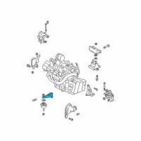 OEM Pontiac Bonneville Mount Asm-Trans Front Diagram - 25736428