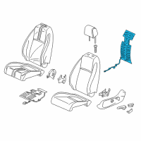 OEM 2016 Honda Civic Heater Complete Right, Front Diagram - 81124-TBA-A71