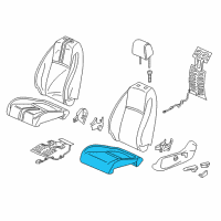 OEM 2020 Honda Civic Pad Comp L, FR Cus Diagram - 81537-TBA-A01