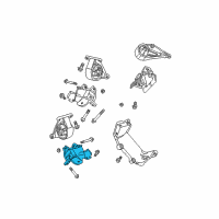OEM Jeep Grand Cherokee Bracket-Engine Mount Diagram - 52058931AB