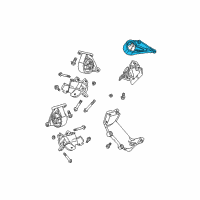 OEM 2002 Jeep Grand Cherokee INSULATOR-Transmission Diagram - 52058996