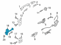 OEM Kia Seltos Checker Assembly-Rear Do Diagram - 77980Q5000