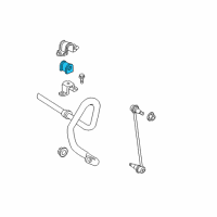 OEM 2008 Toyota Highlander Stabilizer Bar Bushing Diagram - 48815-58010