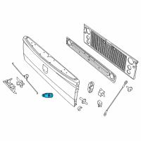 OEM Ram 1500 Cylinder-TAILGATE Lock Diagram - 68154166AA