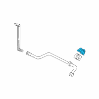 OEM 1990 Lincoln Continental Stabilizer Bar Retainer Diagram - 4R3Z-5486-AA