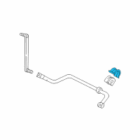 OEM 2004 Mercury Monterey Stabilizer Bar Retainer Diagram - 4R3Z-5486-AA