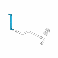 OEM 2005 Mercury Monterey Stabilizer Link Diagram - 6F2Z-5K483-A