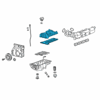 OEM 2018 Chevrolet Equinox Valve Cover Diagram - 55494242