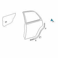 OEM 2001 Toyota Camry Seal Diagram - 67486-33010