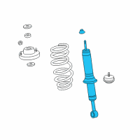 OEM 2019 Toyota Tacoma Strut Diagram - 48510-8Z253