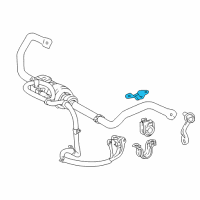 OEM 2018 Lexus LS500 Bracket, STABILIZER Diagram - 48827-50020