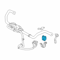 OEM 2018 Lexus LS500 Bush, STABILIZER Diagram - 48815-50240