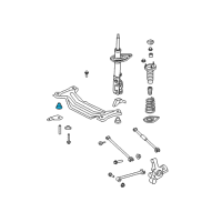 OEM Lexus ES350 Cushion, Rear Suspension Diagram - 52271-33051