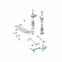 OEM Lexus ES350 Rod Assy, Strut, Rear Diagram - 48780-33040