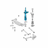 OEM Lexus ES350 Absorber Assy, Shock, Rear RH Diagram - 48530-80498