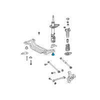 OEM Lexus ES350 Cushion, Rear Suspension Diagram - 52275-33051