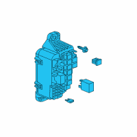 OEM 2020 Chevrolet Trax Junction Block Diagram - 95250936