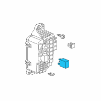 OEM 2021 Chevrolet Trax Relay Diagram - 84095362