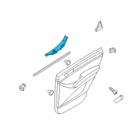 OEM 2011 Hyundai Veracruz Rear Power Window Sub Switch Assembly, Right Diagram - 93580-3J500-OR