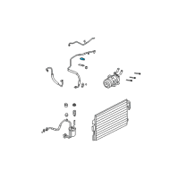 OEM 2002 Mercury Sable Pressure Cycling Switch Diagram - YC1Z-19E561-BA