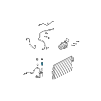 OEM 2008 Ford Escape High Pressure Cut-Off Switch Diagram - 8L8Z-19D594-A