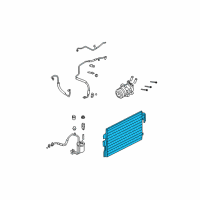 OEM 2010 Mercury Mariner Condenser Diagram - 8L8Z-19712-G