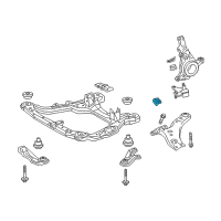 OEM Lexus ES350 Stopper, Front Lower Arm Bush Diagram - 48657-06010