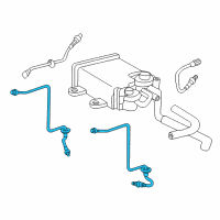 OEM 2001 Lexus LS430 Sensor, Oxygen Diagram - 89465-50140