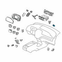 OEM Honda Odyssey Switch Assembly, Start Sto Diagram - 35881-TBA-A01