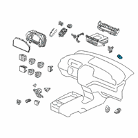 OEM 2021 Honda Odyssey Switch Assembly, Start Sto Diagram - 35881-TBA-A01