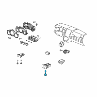 OEM 2010 Honda Element Bulb (14V 80Ma) Diagram - 35301-SCV-A11