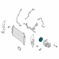 OEM Infiniti Clutch Assy-Compressor Diagram - 92660-3JA1A