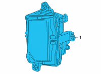 OEM 2021 GMC Yukon XL Fog Lamp Assembly Diagram - 84739475