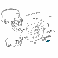 OEM 2019 Chevrolet Equinox Window Switch Diagram - 84526189