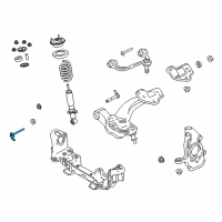 OEM 2011 Ford Crown Victoria Lower Control Arm Bolt Diagram - 6W1Z-3C289-B
