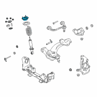 OEM 2009 Mercury Grand Marquis Upper Mount Diagram - 8W7Z-18183-A