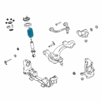 OEM Mercury Coil Spring Diagram - 9W7Z-5310-A