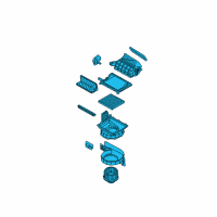 OEM 2014 Hyundai Sonata Blower Unit Diagram - 97100-4RBA0