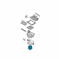 OEM 2013 Hyundai Sonata Motor Assembly-Blower Diagram - 97113-4R000