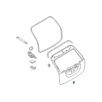 OEM Chevrolet Spark Lift Gate Plug Diagram - 24436714