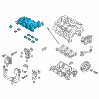 OEM 2019 Ford Police Interceptor Sedan Intake Manifold Diagram - DG1Z-9424-A